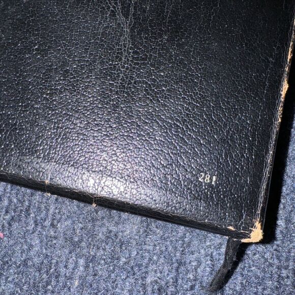 Oxford Scofield Study System Bible KJV 281 PBB HIC 8vo Refs Black Leather USED - Picture 6 of 16